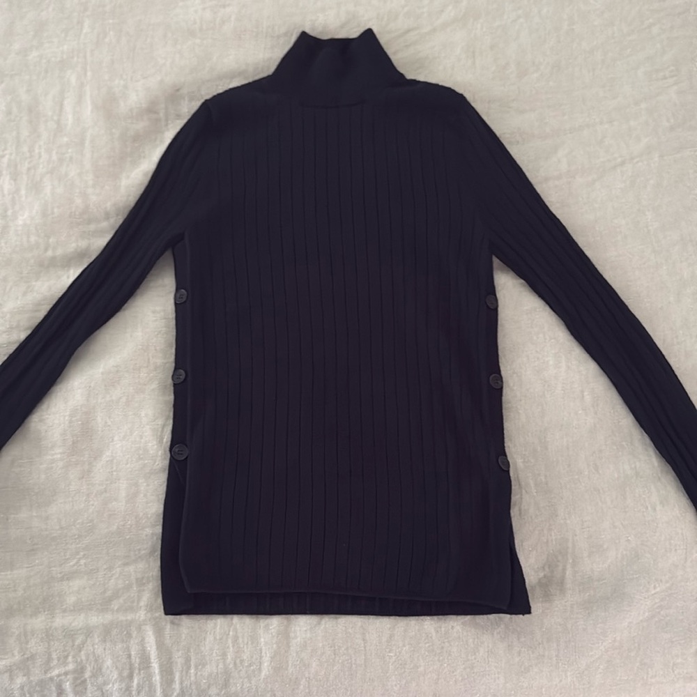 Zara Turtleneck Navy Sweater Size S